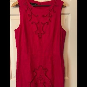 pink dress perfect for work or summer wedding!